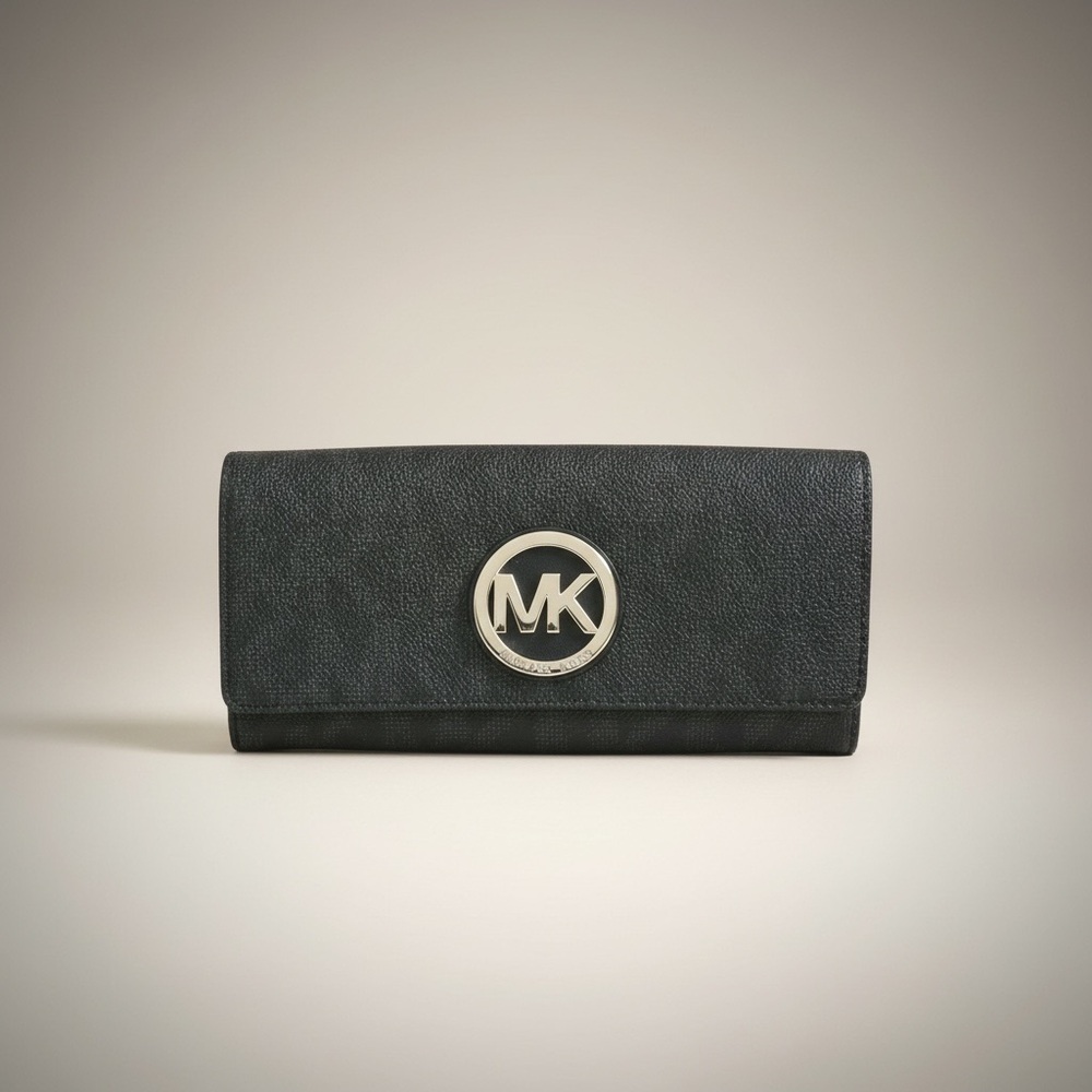 Michael Kors Black Continental Wallet